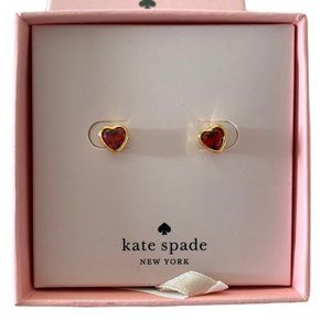 Kate Spade Heart Shaped Stud Earrings